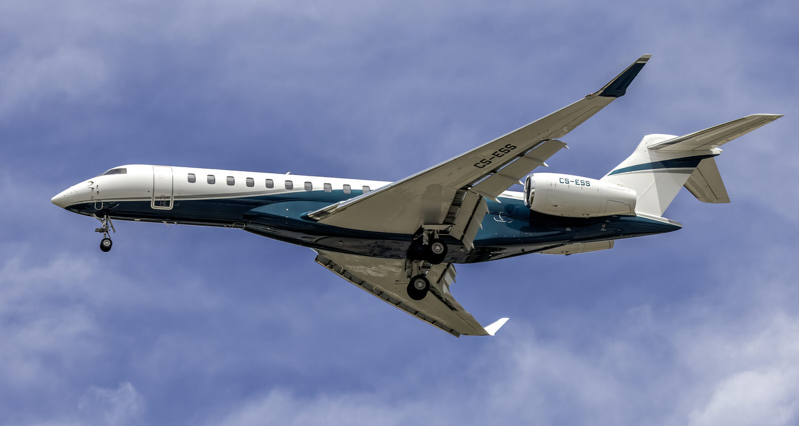 Ultra-long-range jet ter illustratie