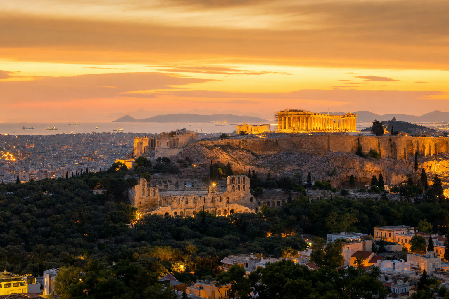 Athene ter illustratie